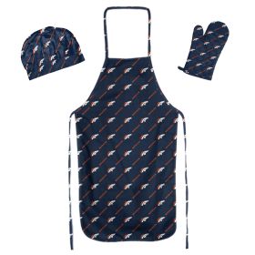 Broncos 3PC Set - Apron; Mitt; Hat