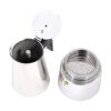 Any Morning Stove top Espresso Maker Stainless Steel Percolator Coffee Pot 200 ml